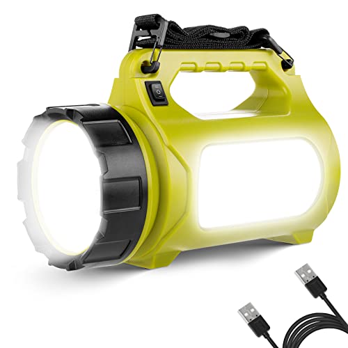 LE Linterna de Cámping Recargable 1000 Lúmenes, Antorcha LED CREE, 5 Modos de Luces de Trabajo...