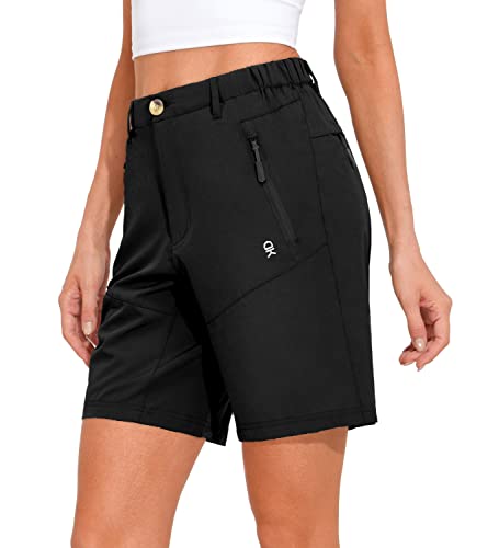 Little Donkey Andy Pantalones cortos cargo elásticos de secado rápido para mujer, para senderismo,...