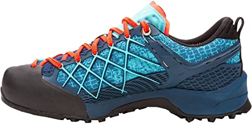 SALEWA WS Wildfire GTX, Zapatillas de Senderismo Mujer, Poseidon Capri, 38 EU