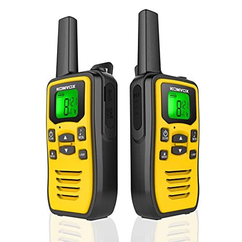 KOMVOX Walkie Talkie Profesional USB Recargable, Walky Talky Adultos para Montaña Emisoras -...