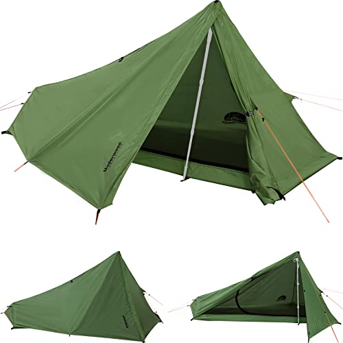 Tienda de Campaña para 1 Persona - Tienda Ultraligera para Senderismo, Tienda Impermeable 1...