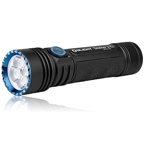 OLIGHT Seeker3 Pro Linterna caza LED 4200 Lúmenes 250 Metros Recargable linterna largo alcance...