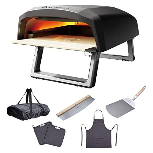 MasterPRO Pizza Oven | Horno para Pizza | Horno de Gas Portátil de Rápida Cocción Hasta 500ºC |...