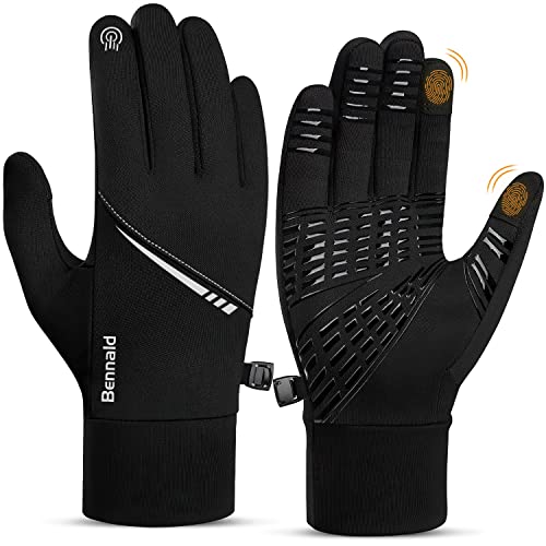 Guantes de Invierno, Guantes Ciclismo Guantes de Pantalla Táctil Impermeable Guantes Deportivos...