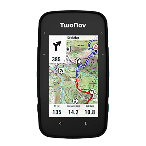 TwoNav Cross Plus, GPS con Pantalla 3.2 Pulgadas para MTB, Ciclismo, Trekking o Senderismo con mapas...