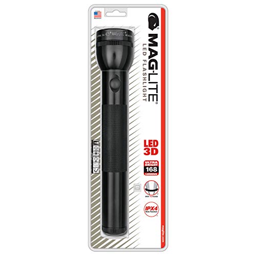 Mag-Lite ST3D016 - Linterna LED (104 lúmenes, 31,5 cm, tres pilas D), color negro