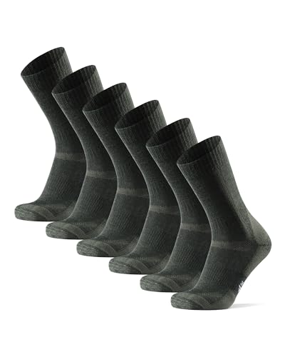 DANISH ENDURANCE Calcetines Antiampollas Senderismo, Lana Merino Transpirable, Hombre y Mujer, 3...