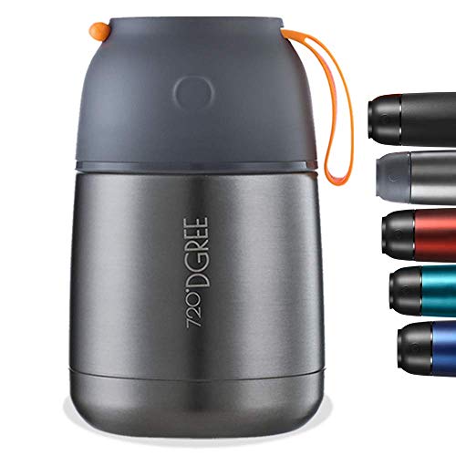 720°DGREE Recipiente térmico para Comida “wunderJar“ - 450ml, 650 ml - Frasco Acero Inoxidable...