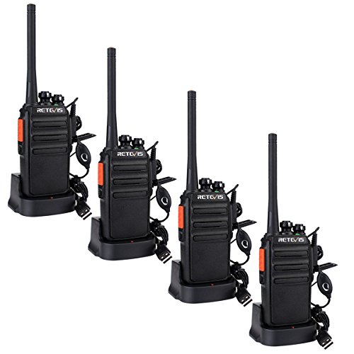 Retevis RT24 Walkie Talkie, Profesional Walkie Talkies PMR446 sin Licencia,16 Canales CTCSS DCS,...