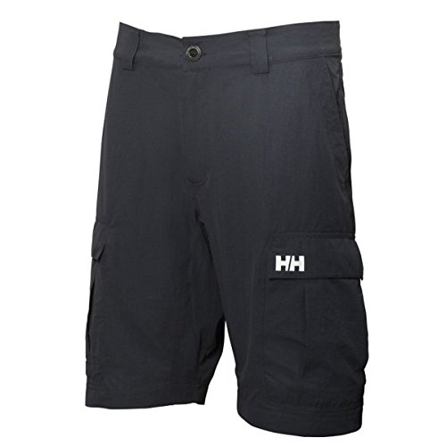 Helly Hansen Hombre Pantalón Corto HH Cargo Secado Rápido, 32, Azul marino