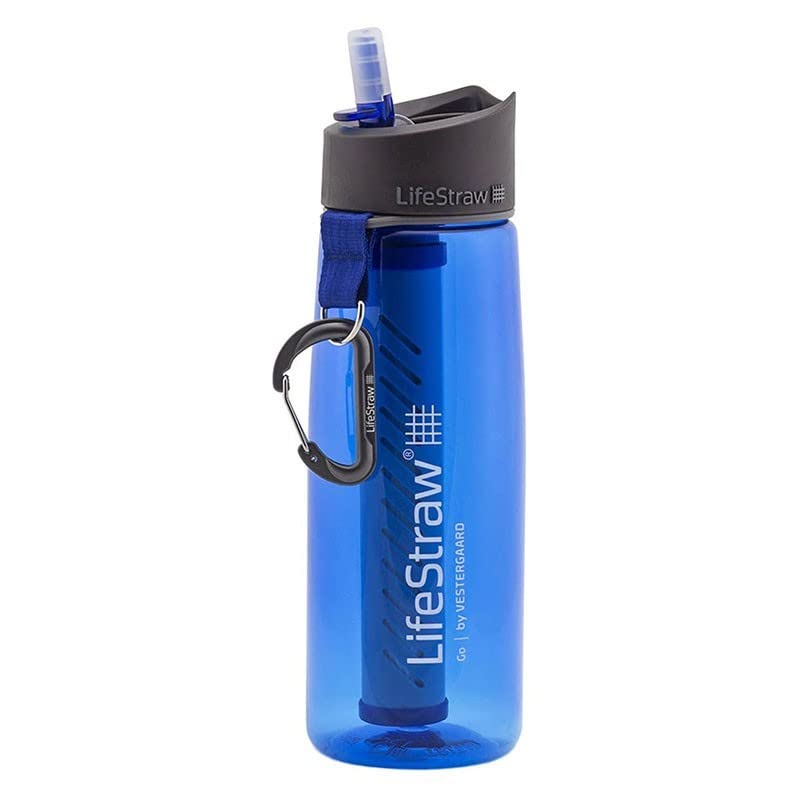 LifeStraw Go 2-stage, Filter Bottle Unisex Adulto, Azul (Blue), M