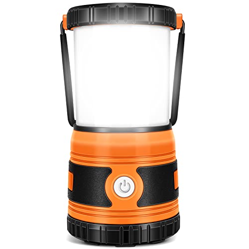 Linterna de Cámping, Luz de Cámping Regulable 1500 Lumen - 4 Modos Luz de Emergencia, Impermeable...