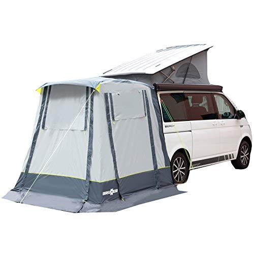 BRUNNER Tienda de campaña Trasera Comet, para 1 persona, 200 x 200 x 205 cm, Gris/Gris Oscuro,...
