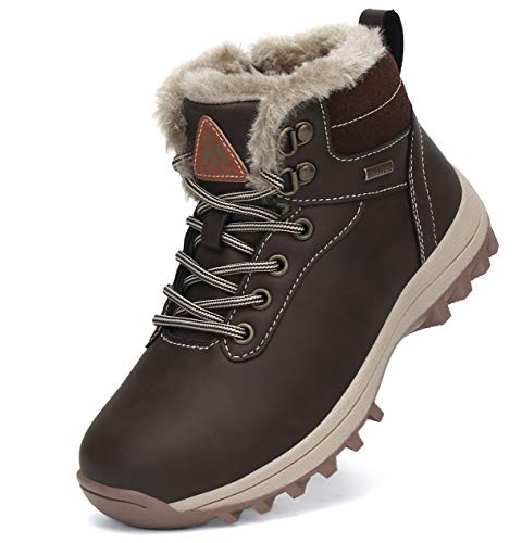 Mishansha Zapatos de Botas de Invierno para Niños Botas de Senderismo Botas de Montaña Deportiva...