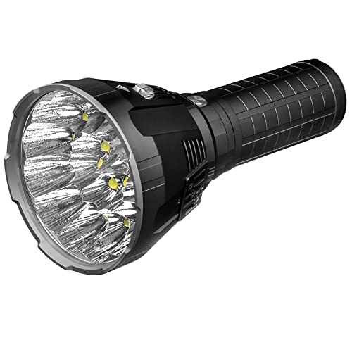 IMALENT MS18 LED Linterna Táctica 100,000 Lúmenes Recargable Lámpara Linterna de Alta Potencia...