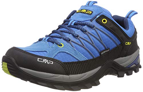 CMP Rigel Low, Botas de Senderismo Hombre, Turquesa (Indigo Marine), 43 EU