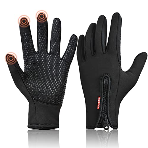 COTOP Guantes de Invierno,Guantes de Pantalla Táctil a Prueba de Viento al Aire Libre para Ciclismo...