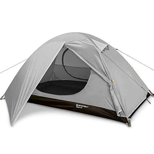 Bessport Tienda 2 Personas de Campaña con Dos Puertas A Prueba de para Trekking/Viento Fuerte...