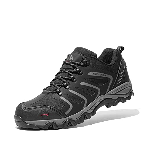 NORTIV8 Zapatos de Senderismo Hombres Zapatillas Trekking Impermeables Botas Montaña Ligeros al...