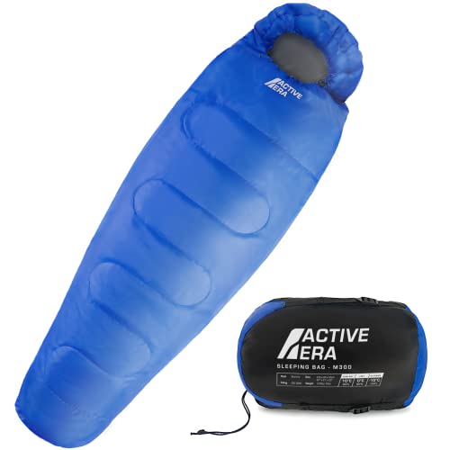Active Era Saco de Dormir Profesional Momia 200 cm x 80 cm 300gr - Saco de Dormir con Relleno de Doble Capa, Cálido con Capucha y Cordón. para Todas Las Estaciones, Ideal para Camping y Excursiones Active Era Saco de Dormir Profesional Momia 200 cm x 80 cm 300gr - Saco de Dormir con Relleno de Doble Capa, Cálido con Capucha y Cordón. para Todas Las Estaciones, Ideal para Camping y Excursiones