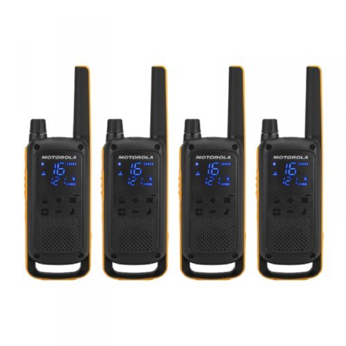 Motorola Talkabout T82 Extreme PMR446 - Radio Walkie Talkie de 2 vías, Color Amarillo y Negro