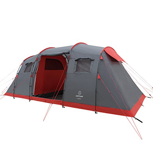 Justcamp Lake 6 Tienda de campaña Familiar 6 Personas (560 x 230 x 200 cm)