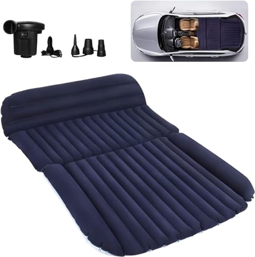 QDH SUV Auto colchón de aire – Colchón hinchable para camping – Cama hinchable para el asiento...