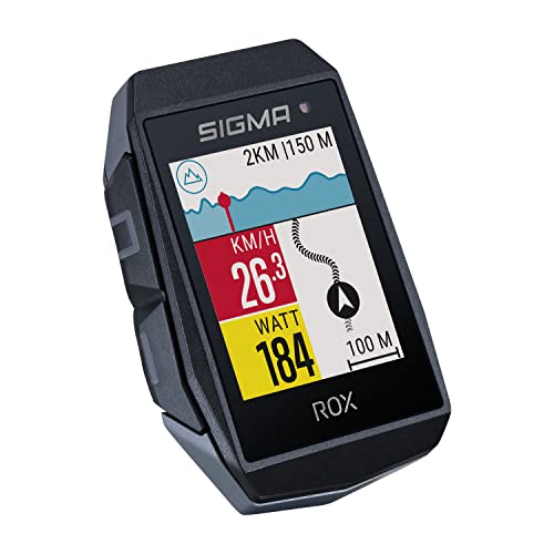 SIGMA SPORT ROX 11.1 EVO Negro | Ciclocomputador inalámbrico GPS y navegación, con Soporte GPS |...