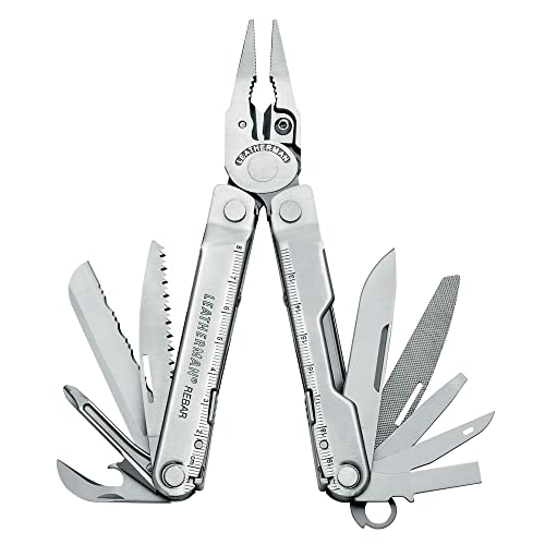 Leatherman Rebar - Multiherramienta con 17 herramientas de bloqueo, herramienta multiusos para...