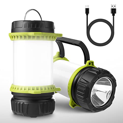 Lepro Lámpara Cámping 10W, Linterna Cámping LED Recargable, Super Brillante 500lm CREE LED,...