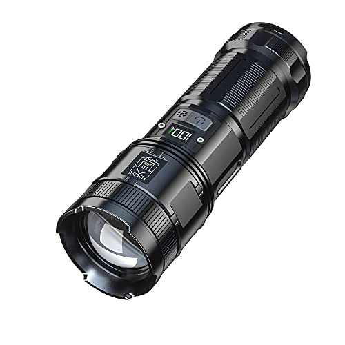 FUIIKE Linternas LED Alta Potencia 50000 Lúmenes, Linterna LED Recargable USB Táctica Militar...