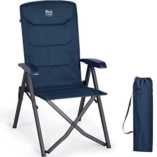 TIMBER RIDGE Silla de Camping Adulto 150kg Silla de Jardín Plegable Portátile de Alta Resistencia...