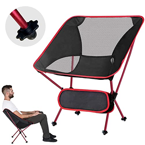 YEAHTOP Silla de Camping Plegable, Silla de Acampada Plegable Ultraligera y Portátil, Silla de...