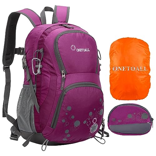 ONETOALL Mochila de Excursión 20L, Mochila de Senderismo, Mochila de Trekking para Hombre y Mujer...