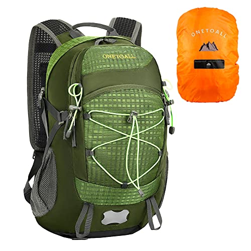 LOCAL LION Mochilas de Montaña 20L Ligera con Cubierta Impermeable, Mochila Senderismo Viajes...