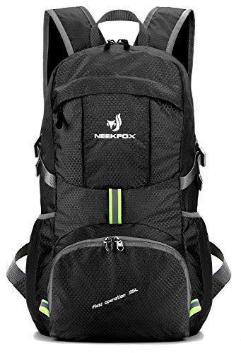 NEEKFOX Mochila ligera y compacta para viaje, excursionismo o uso diario, Mochila para acampar...