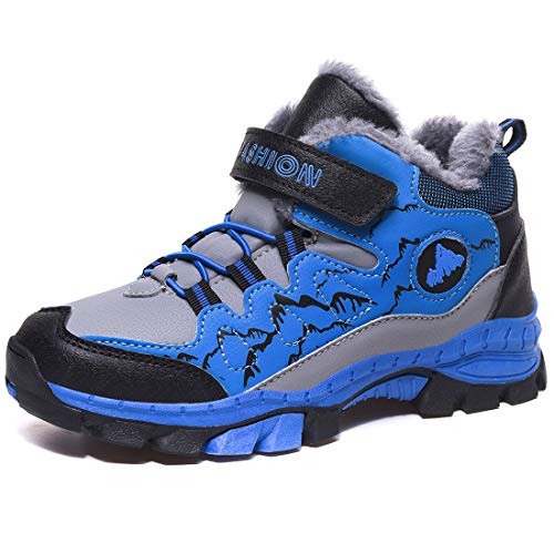 ZYLDK Botas de Nieve Botas de Senderismo Zapatillas de Trekking Unisex Niños Botas Nieve Invierno...