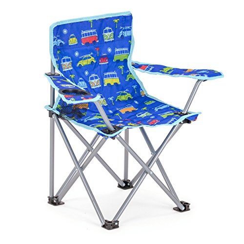 Board Masters - Silla Plegable de Camping y Playa de Volkswagen con reposabrazos y Motivos de T1 Bus...