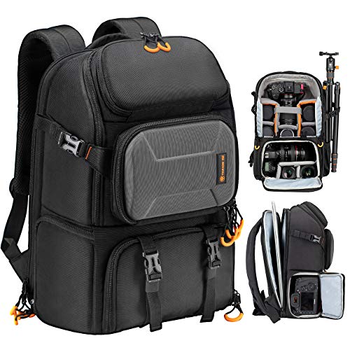 TARION Pro PBl Mochila para cámara Bolsa Grande para cámara con Compartimento para computadora...