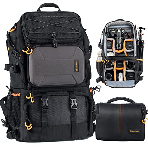 TARION Pro PB-01 Mochila Camara Grande Profesional Mochila Fotografia para Laptop Trípode Cámara...