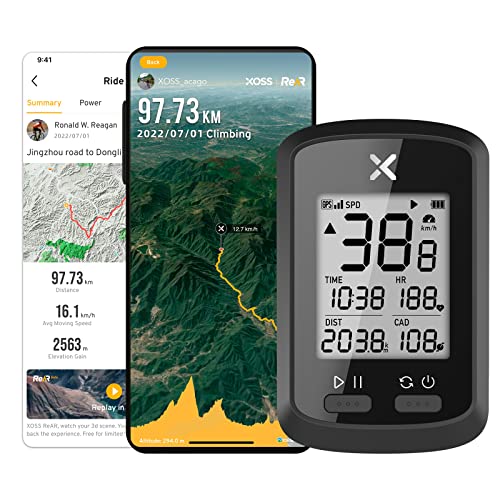 XOSS G + Bike Computer GPS Ciclocomputadores Velocímetro inalámbrico Odómetro Rastreador de...