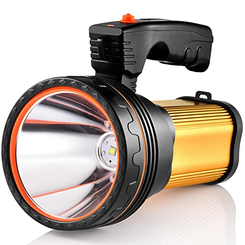 CSNDICE Linterna Recargable 7000 Lúmenes 8-24H Luz Portátil 6600 mAh 6 Modos de Luz IPX4 Antorcha...