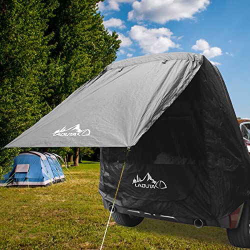 GJCrafts Carpa de Maletero Poliéster Negro para Coche, Impermeable A Prueba de Viento Anti Mosquito...