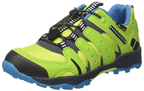 Lico Fremont, Zapatillas Unisex niños, Verde (Lemon Marine Petrol), 34 EU