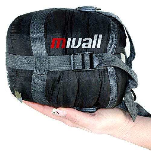 Mivall Ultraligero, pequeño, cálido, de Verano, Saco de Dormir de cabaña, 720 g
