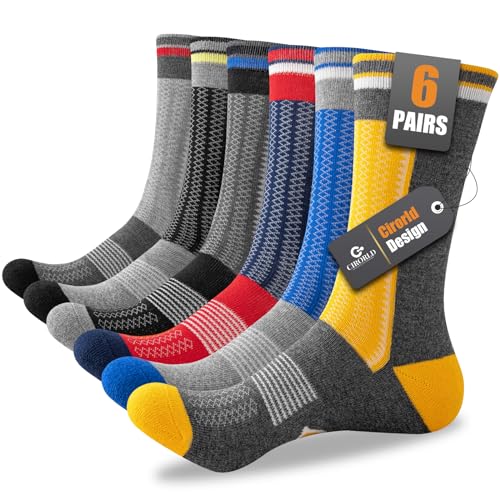 Cirorld Calcetines Hombre, 6 Pares Calcetines Deporte Hombre, Para Running, Trabajo, Ciclismo, Con...