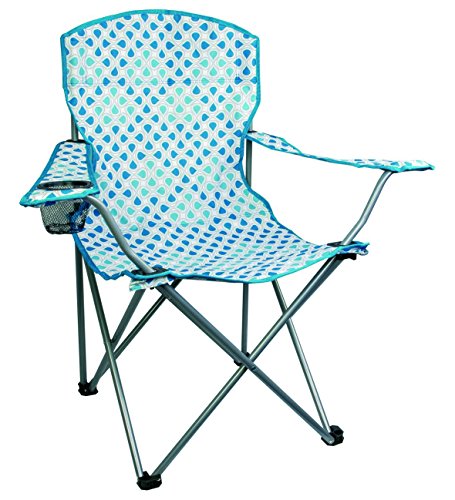 HIGHLANDER de Camping/Pesca Silla con reposabrazos y Soporte para Bebidas, Blue Swirl, FUR007-MB