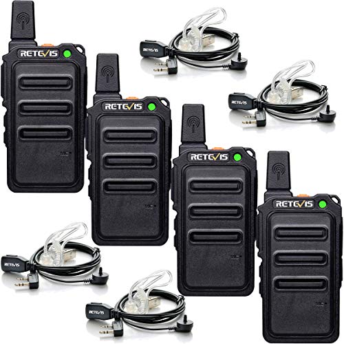 Retevis RT619 Walkie Talkie Profesional, PMR446 sin Licencia 16 Canales, VOX 50CTCSS/210DCS, Walkie...